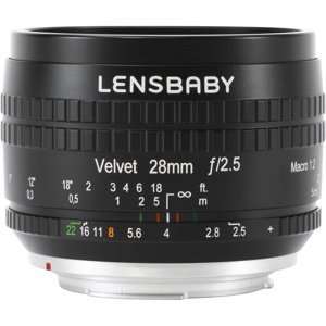 LENSBABY Velvet 28 mm f/2,5 pro Canon EF