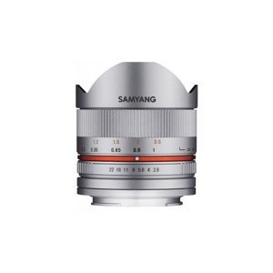 SAMYANG 8 mm f/2,8 UMC Fish-eye II pro Sony E (APS-C) stříbrný