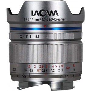 LAOWA 14 mm f/4 FF RL Zero-D pro Leicu M stříbrný