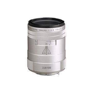 PENTAX 100 mm f/2,8 Macro HD D-FA ED AW stříbrný