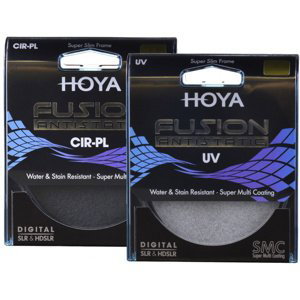 HOYA FUSION set filtrů UV + polarizační 40,5 mm