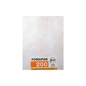 FOMAPAN 200 10,2x12,7 cm (4x5")/50 ks