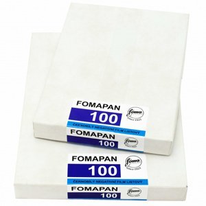 FOMAPAN 100 10,2x12,7 cm (4x5")/25 ks