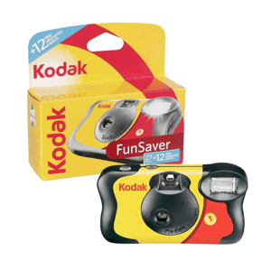 KODAK FunSaver jednorázový fotoaparát s bleskem 800/27+12