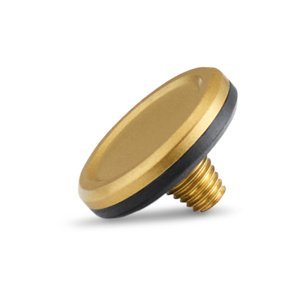 LEICA Soft Release Button, brass, blasted