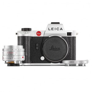 LEICA SL2 silver + LEICA M 35 mm f/2,0 Asph. Summicron-M silver + LEICA M-Adapter L silver