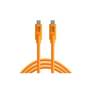 TETHER TOOLS TetherPro USB-C na USB-C 4,6 m oranžový