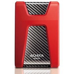ADATA HD650 HDD externí disk 1TB USB 3.0 červený