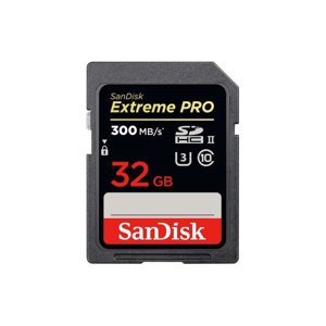 SANDISK SDHC 32GB EXTREME PRO 300 MB/s UHS II
