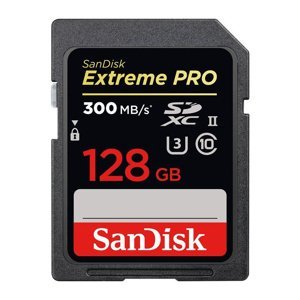 SANDISK SDXC 128GB EXTREME PRO 300MB/s UHS-II