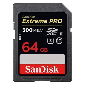 SANDISK SDXC 64GB EXTREME PRO 300MB/s UHS-II