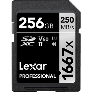 LEXAR SDXC 256GB UHS-II 1667x Pro