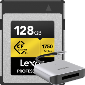 LEXAR CFexpress 128GB Pro Gold 1750 + Čtečka