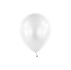 Balonek Pearl Frosty White 13 cm, DM29 - bílý perleťový, 100 ks