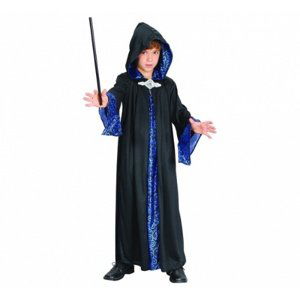 Elegantní kostým čaroděje (kostým s kapucí), velikost 110/120 cm