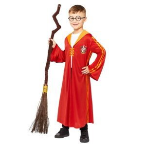 Dětský kostým Famfrpálový plášť - Nebelvír - 8 až 10 let Vel. 128- 140 cm