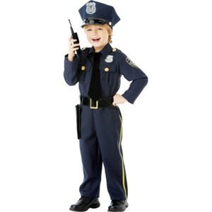 Dětský kostým policisty  - 4 až 6 let - 110–116cm