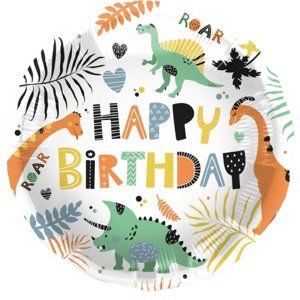 Foliový balonek - Dinosaurus Happy Birthday 45 cm - Folat
