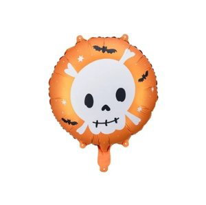 Foliový  balonek Halloween - lebka, 45 cm