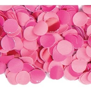Konfety papírová kolečka růžová baby pink - 1 000 g