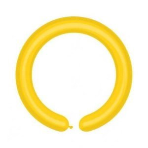 Modelovací balonky profesionální - 100 ks - žluté