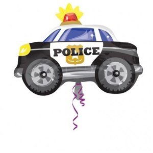 Foliový balonek Policejní auto premium 60 cm