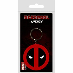 Klíčenka gumová - Deadpool Logo