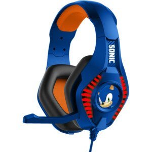 OTL PRO G5 drátová herní sluchátka s motivem Sonic modrá