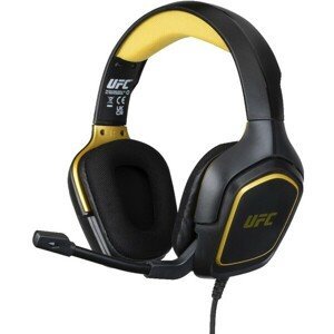 Konix herní sluchátka drátová UFC černá/zlatá