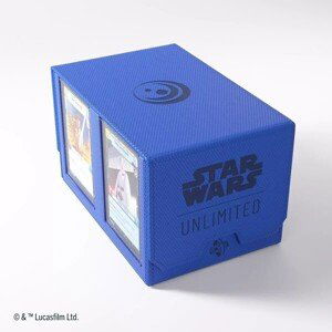 Gamegenic - Star Wars: Unlimited Double Deck Pod - Blue