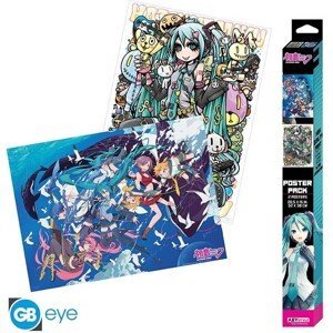 Set 2 plakátů Hatsune Miku - Series 2 (52x38 cm)