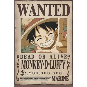 Plakát One Piece - Wanted Luffy (2)