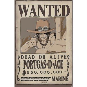 Plakát One Piece - Wanted Ace (24)