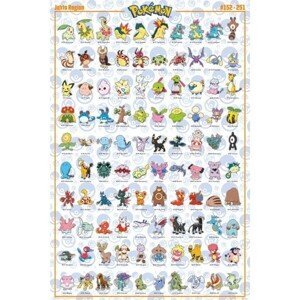 Plakát Pokemon - Johto Pokemon (92)