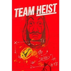 Plakát La Casa De Papel - Team Heist (144)