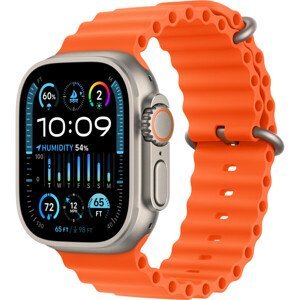 Apple Watch 49/45/44/42mm oranžový Oceánský řemínek