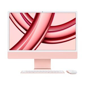 Apple iMac 24" M3 (2023) 10GPU/8GB/256GB růžový