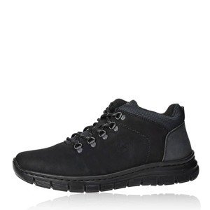 Rieker pánské komfortní kotníkové boty - černé - 42