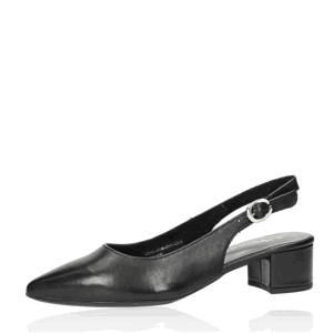 Tamaris dámské kožené sandály - černé - 36