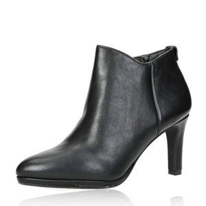 Tamaris dámské elegantní kotníkové boty - černé - 39