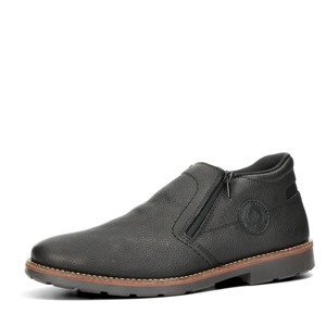 Rieker pánské zateplené kotníkové boty na zip - černé - 40