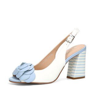 ETIMEĒ dámské módní sandály - bílé - 39