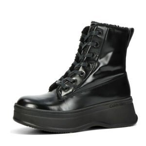 Calvin Klein dámské zateplené kotníkové boty na hrubé podrážce  - černé - 37