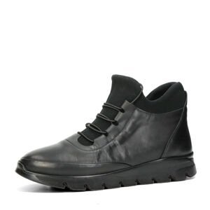 Robel dámské kožené kotníkové boty - černé - 37
