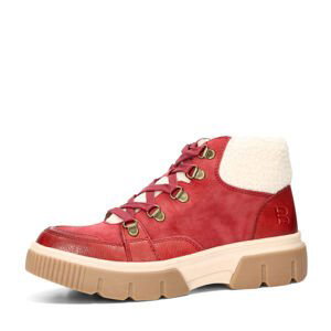BAGATT dámské zateplené kotníkové boty - červené - 36