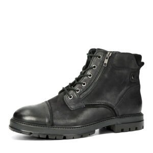 Klondike pánské zimní kotníkové boty na zip - černé - 42
