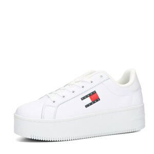 Tommy Hilfiger dámské kožené tenisky - bílé - 37