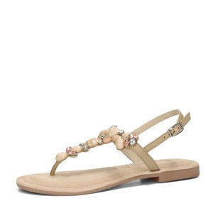 Tamaris dámské stylové sandály - béžové - 36