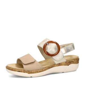 Remonte dámské komfortní sandály - béžovo zlaté - 39