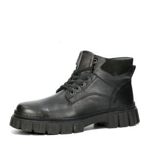 Robel pánské zimní kotníkové boty na zip - černé - 42